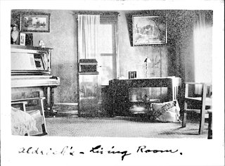 Grace Aldrich's living room, she lived in Black Earth.